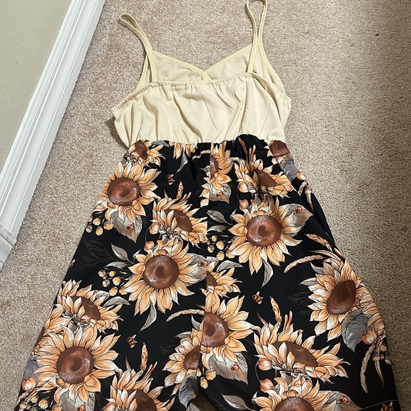 Fall themed tank top, short combo piece - Picture 2 of 2